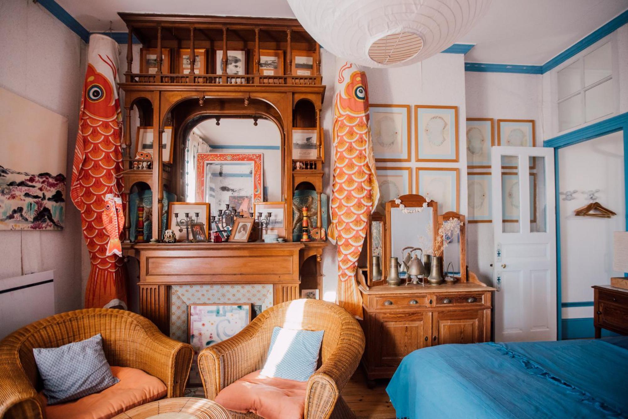 La Villa Louis, La Chambre Rose, Maison D'Hotes Vue Mer, Lion-sur-Mer Eksteriør billede