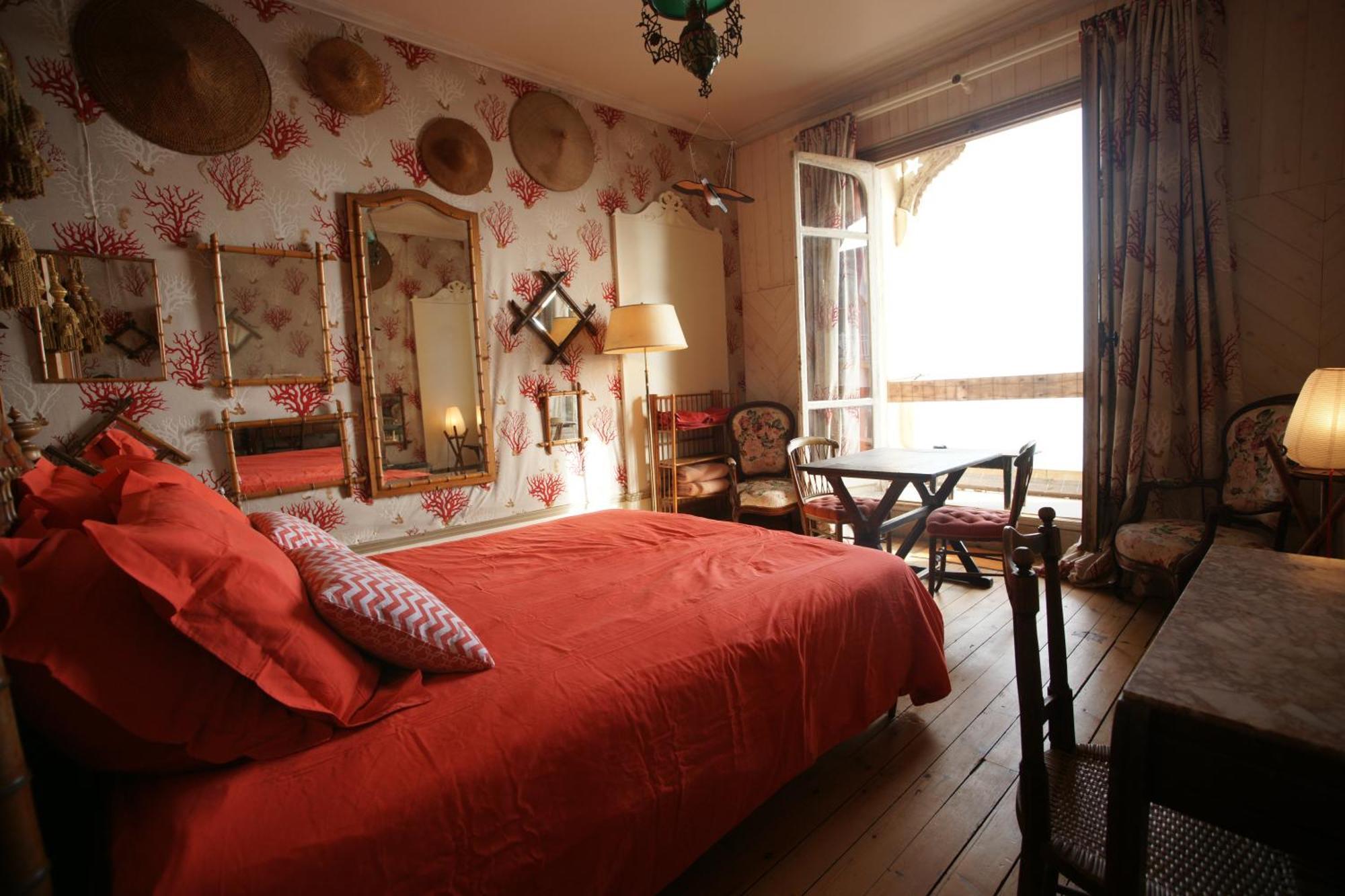 La Villa Louis, La Chambre Rose, Maison D'Hotes Vue Mer, Lion-sur-Mer Eksteriør billede