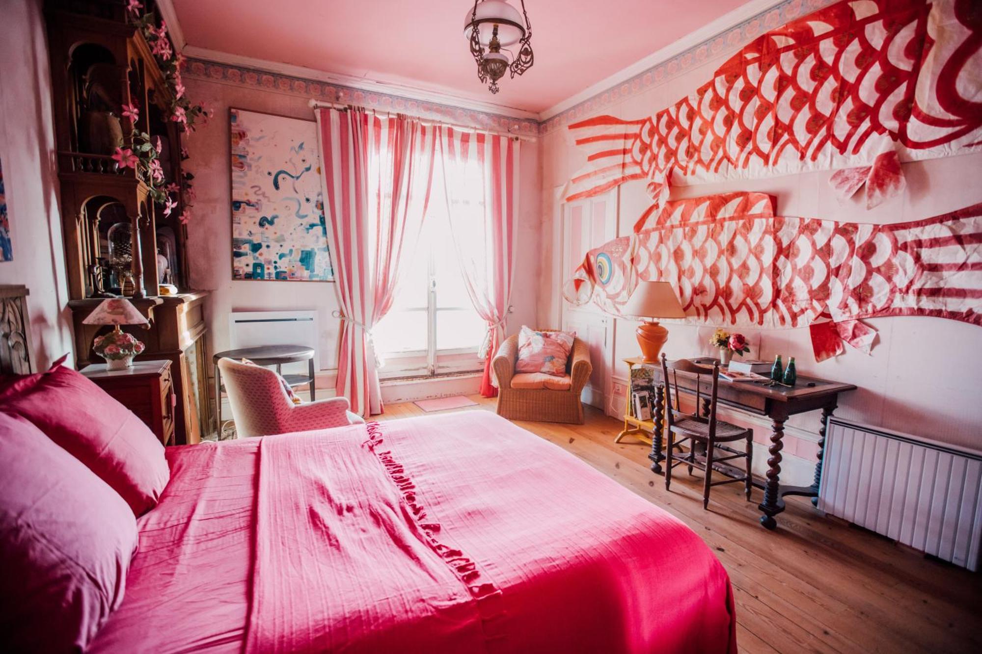 La Villa Louis, La Chambre Rose, Maison D'Hotes Vue Mer, Lion-sur-Mer Eksteriør billede
