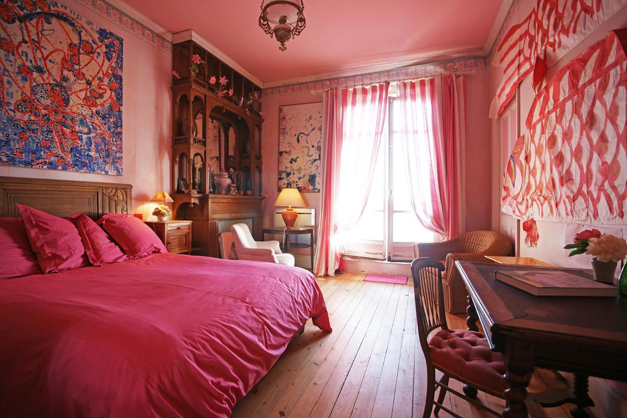 La Villa Louis, La Chambre Rose, Maison D'Hotes Vue Mer, Lion-sur-Mer Eksteriør billede