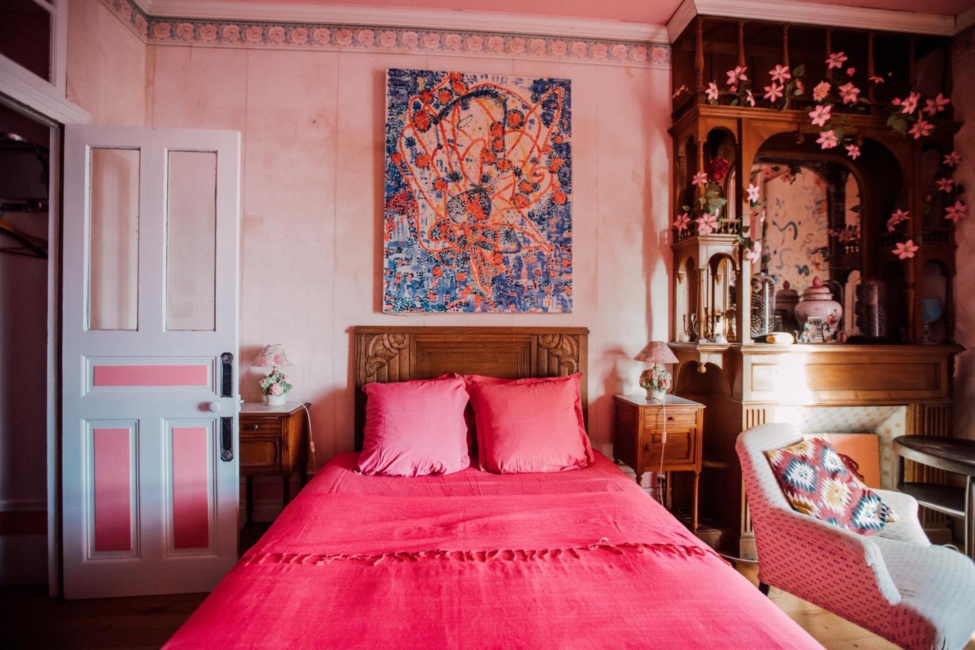 La Villa Louis, La Chambre Rose, Maison D'Hotes Vue Mer, Lion-sur-Mer Eksteriør billede