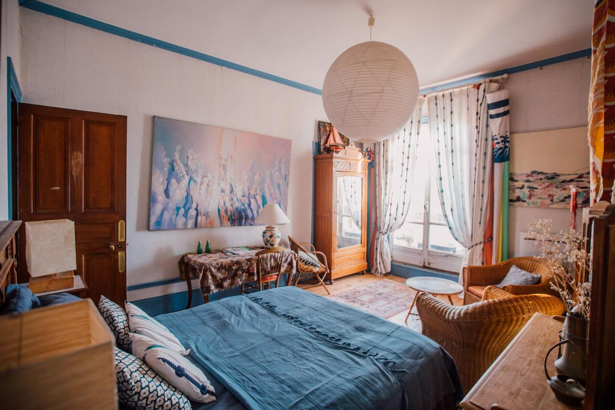 La Villa Louis, La Chambre Rose, Maison D'Hotes Vue Mer, Lion-sur-Mer Eksteriør billede